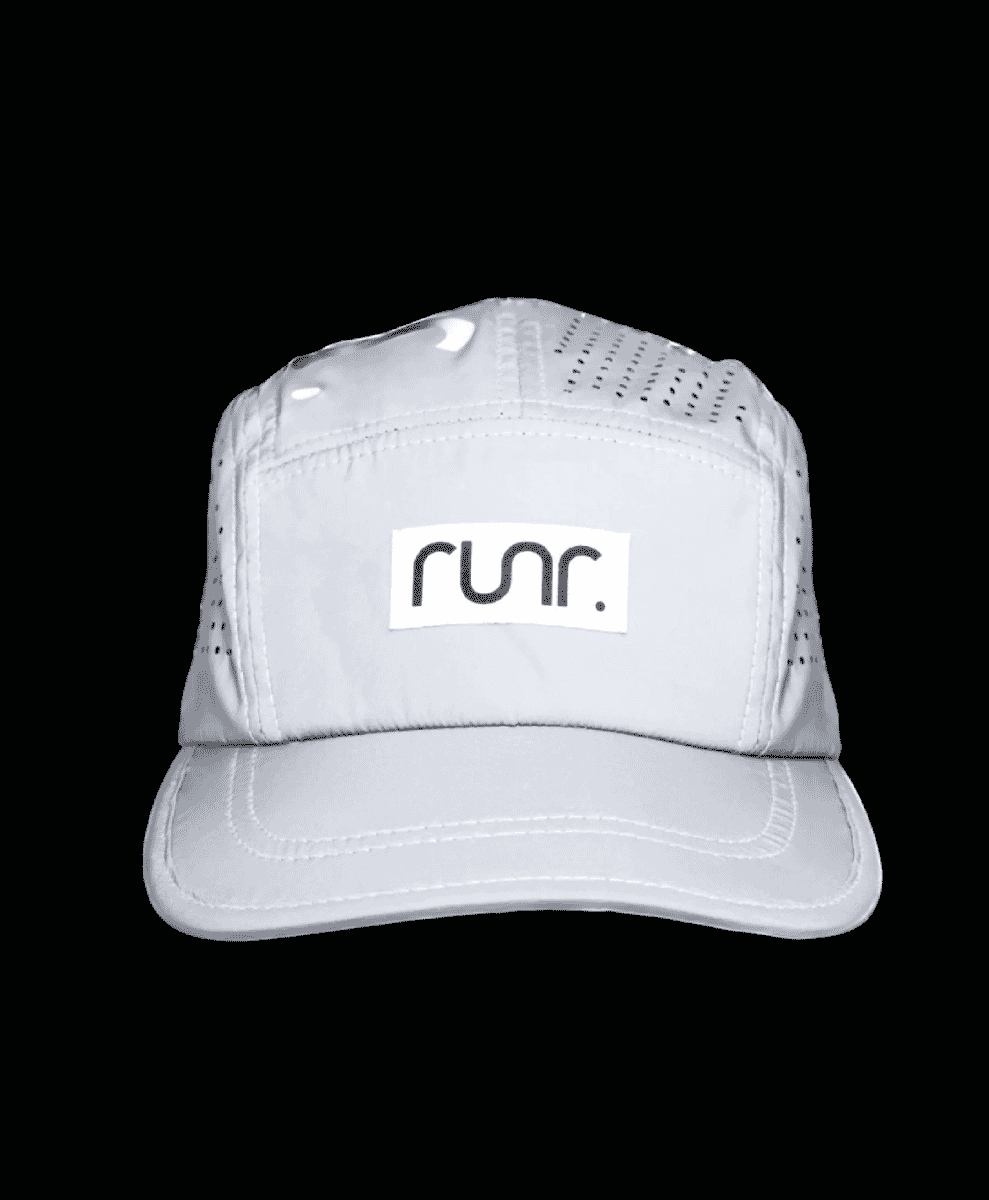 Runr Lumos Reflective Technical Running Hat - Silver