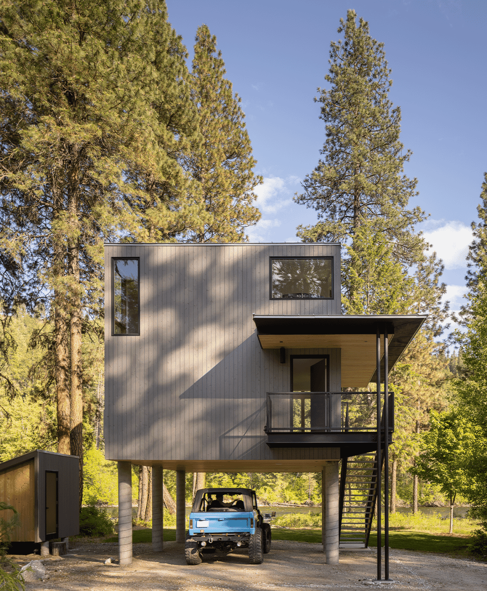 Wenatchee River Cabin by Wittman Estes