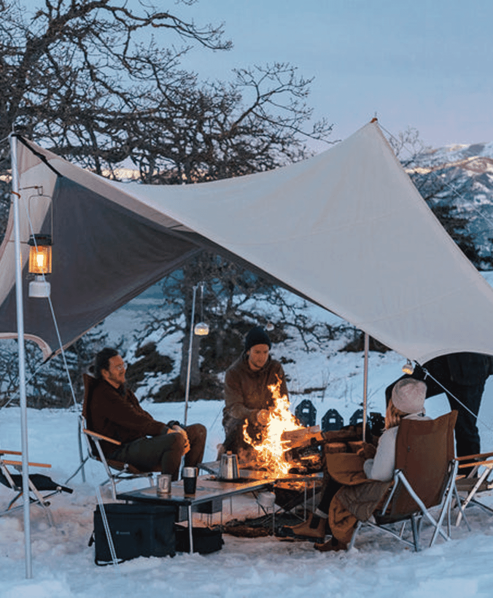 Snow Peak Takibi Hexa Tarp Fire & Grill Bundle