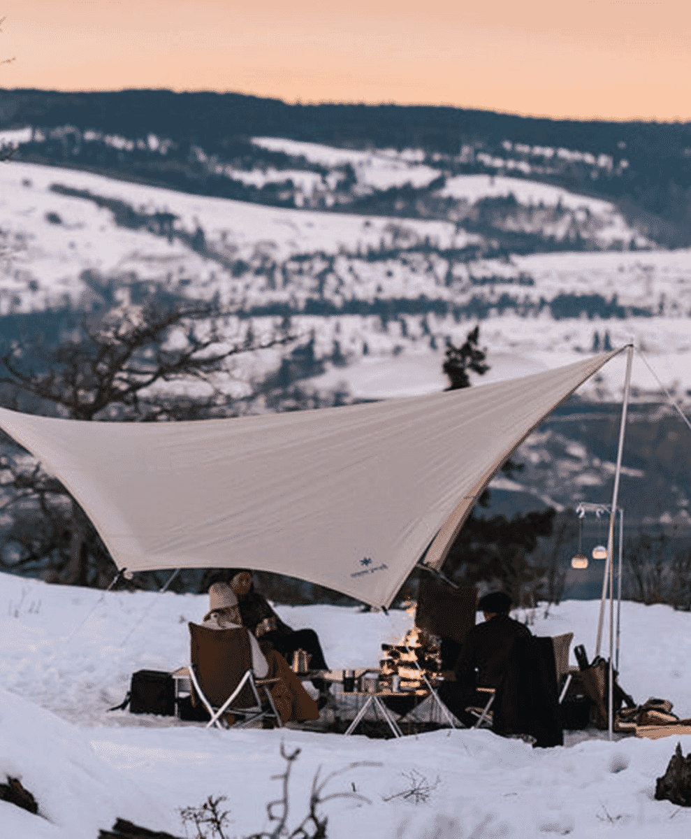 Snow Peak Takibi Hexa Tarp Fire & Grill Bundle