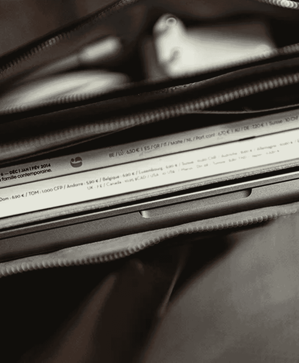 Leather laptop sleeve
ANNA - COGNAC