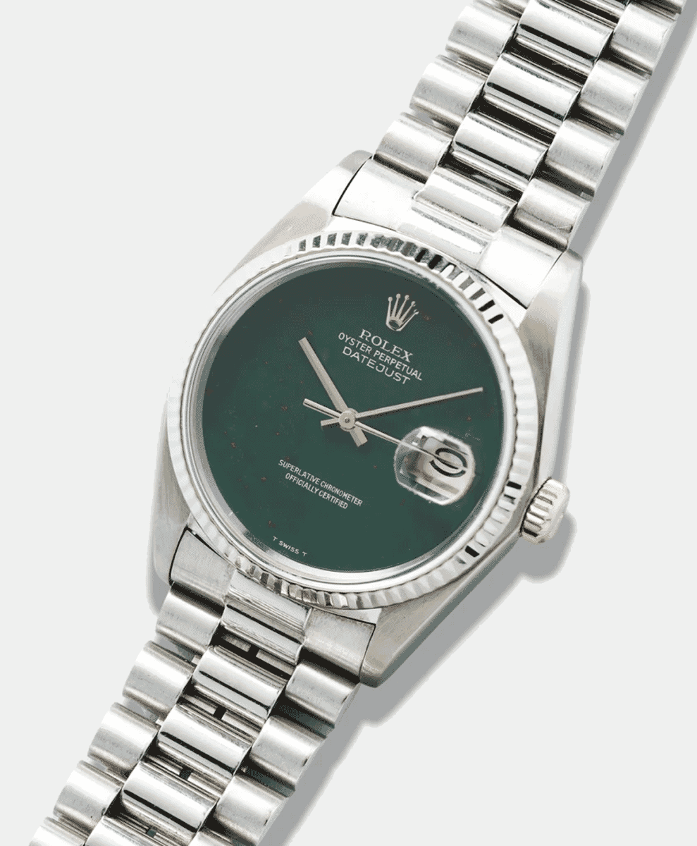 1979 White Gold Bloodstone Datejust by Rolex