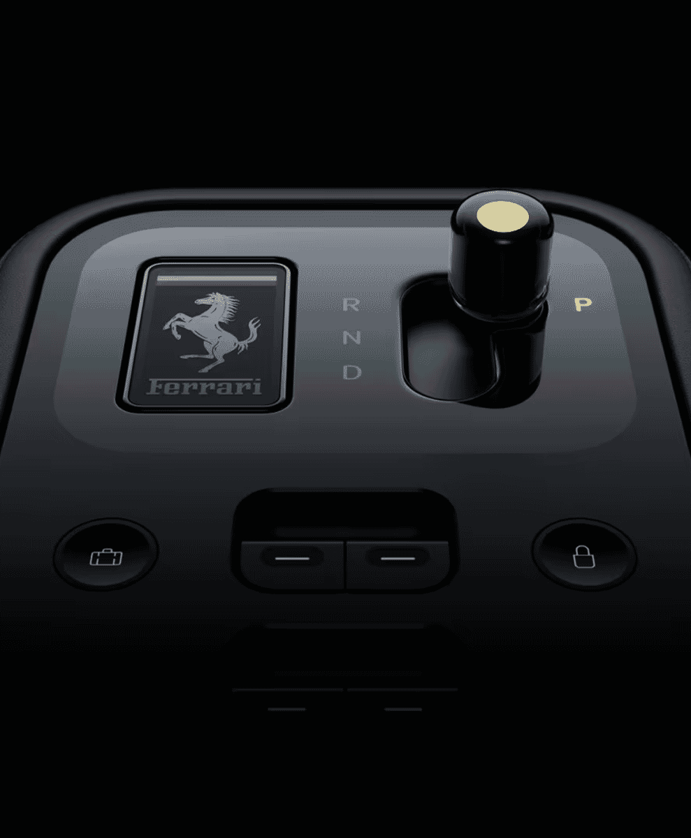 Not the Apple Car: Ferrari Luce interior by Jony Ive