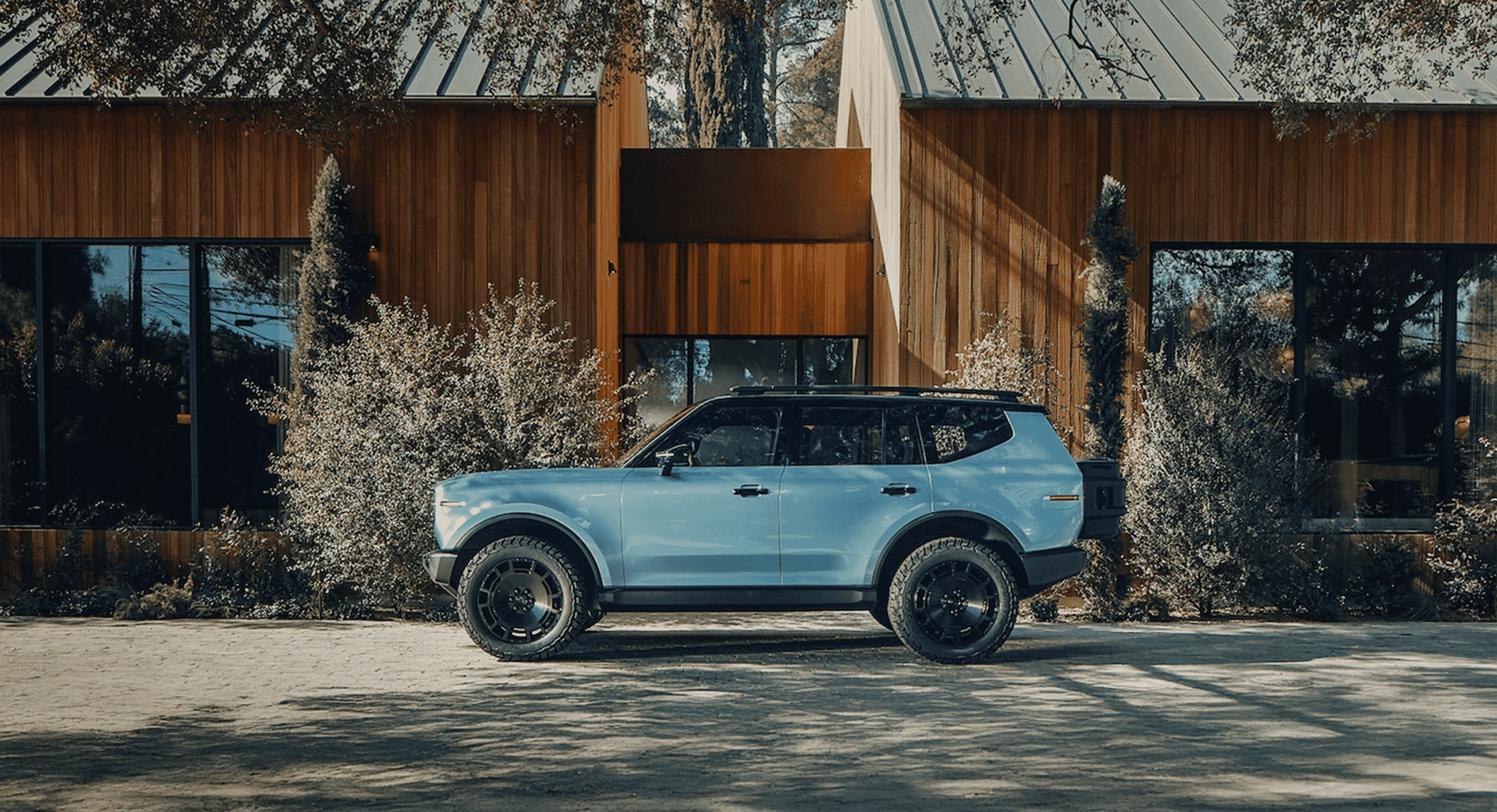 California Preening: Traveler Pacific Mist Concept by Scout Motors