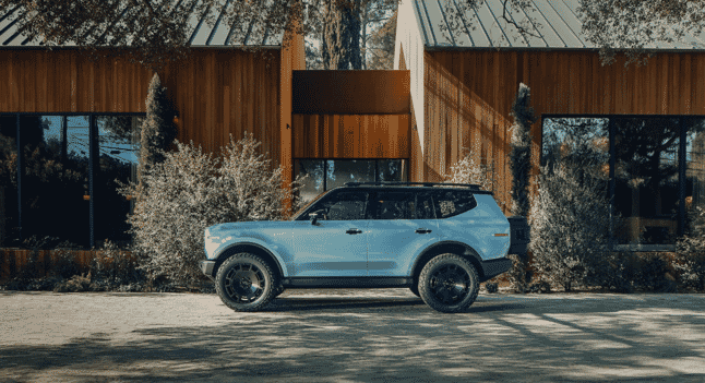 California Preening: Traveler Pacific Mist Concept by Scout Motors