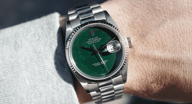 Stoned love: 1979 White Gold Bloodstone Datejust by Rolex