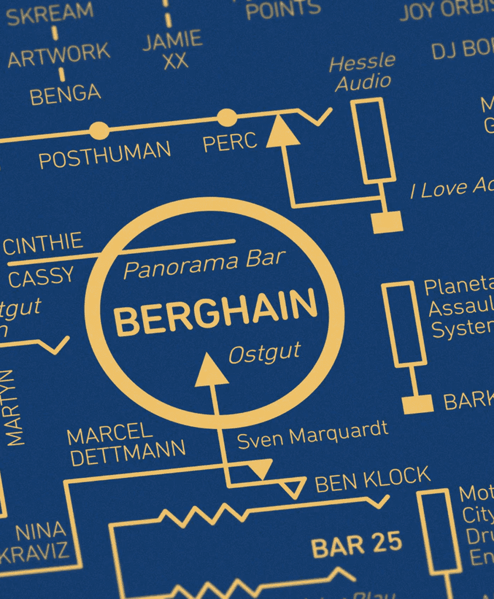 Acid House Love Blueprint Print