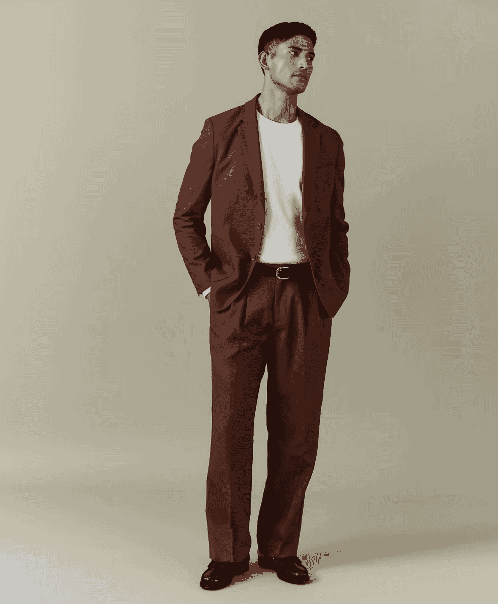 Percival Tailored Linen Blazer

Brown