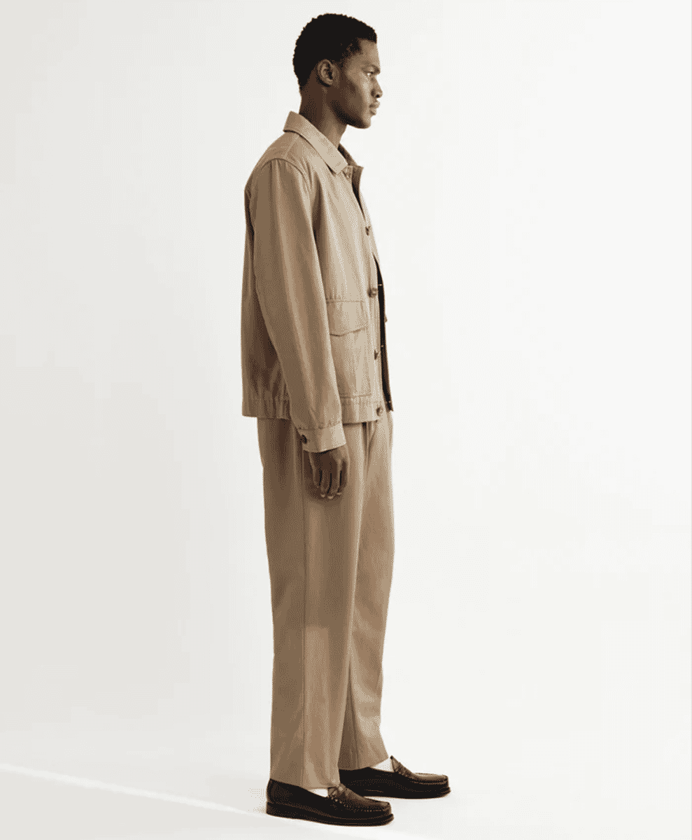 Strand - Beige Cotton Tencel Twill Jacket