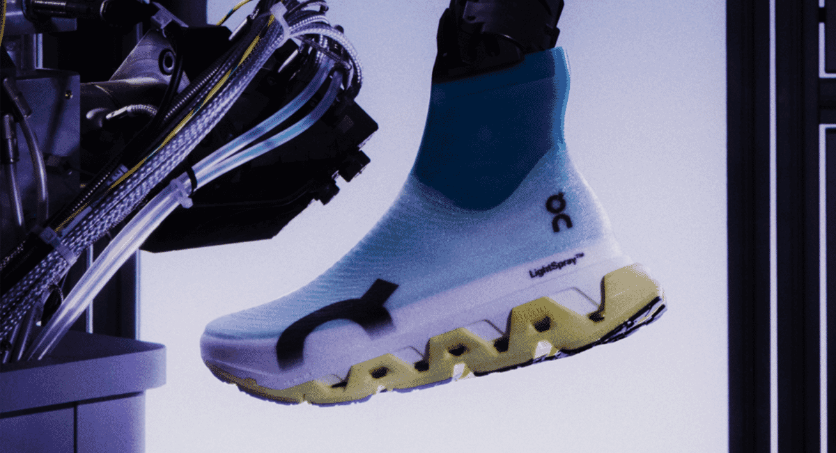 On's New Shoe is Sprayed Together by Robots