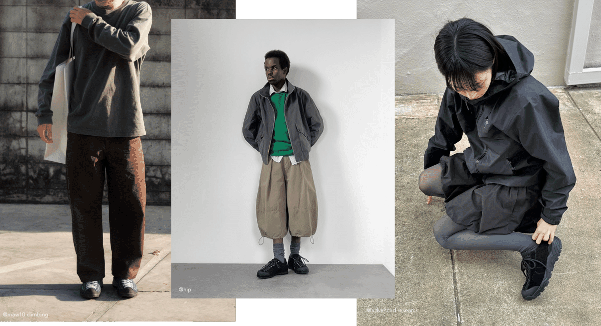 On the Up: Unpacking Fashion’s Growing Approach Shoe Obsession Scarpa mojito gore-tex by @maw10.climbing Diemme Movida worn by @hip @advanced.research 