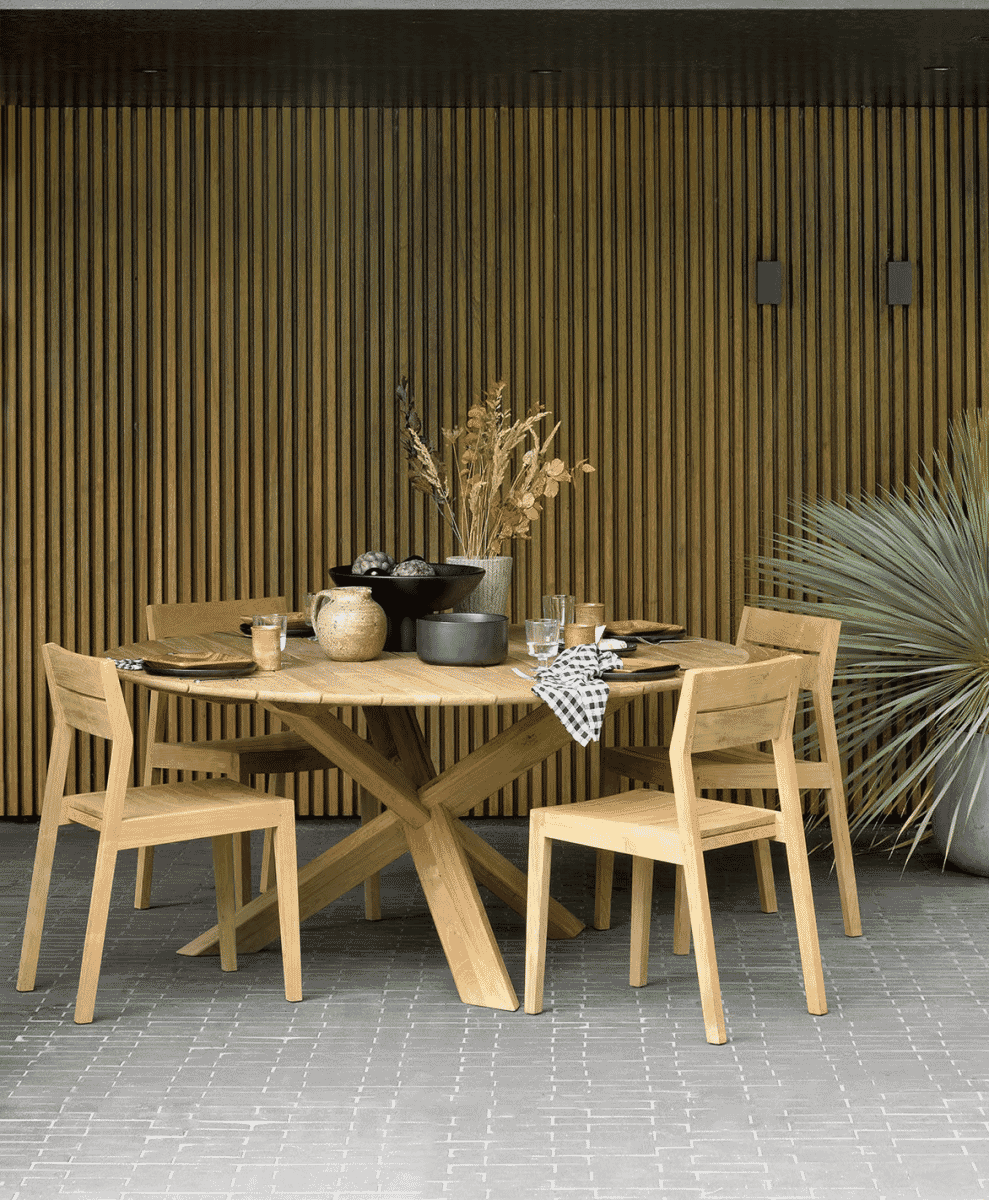 Ethnicraft Circle Outdoor Table
