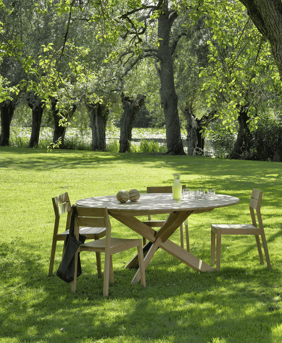 Ethnicraft Circle Outdoor Table