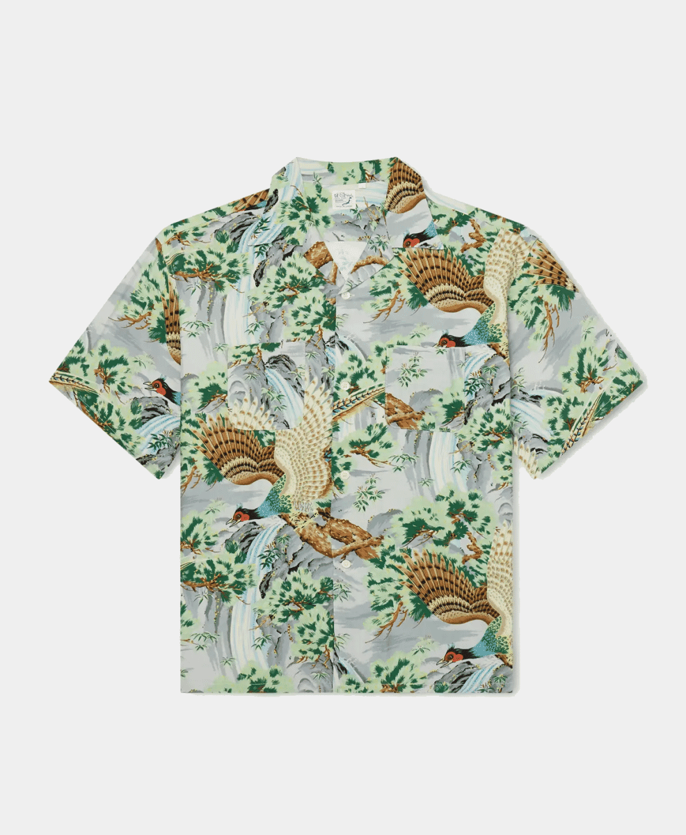 Orslow Printed Camp-Collar Shirt