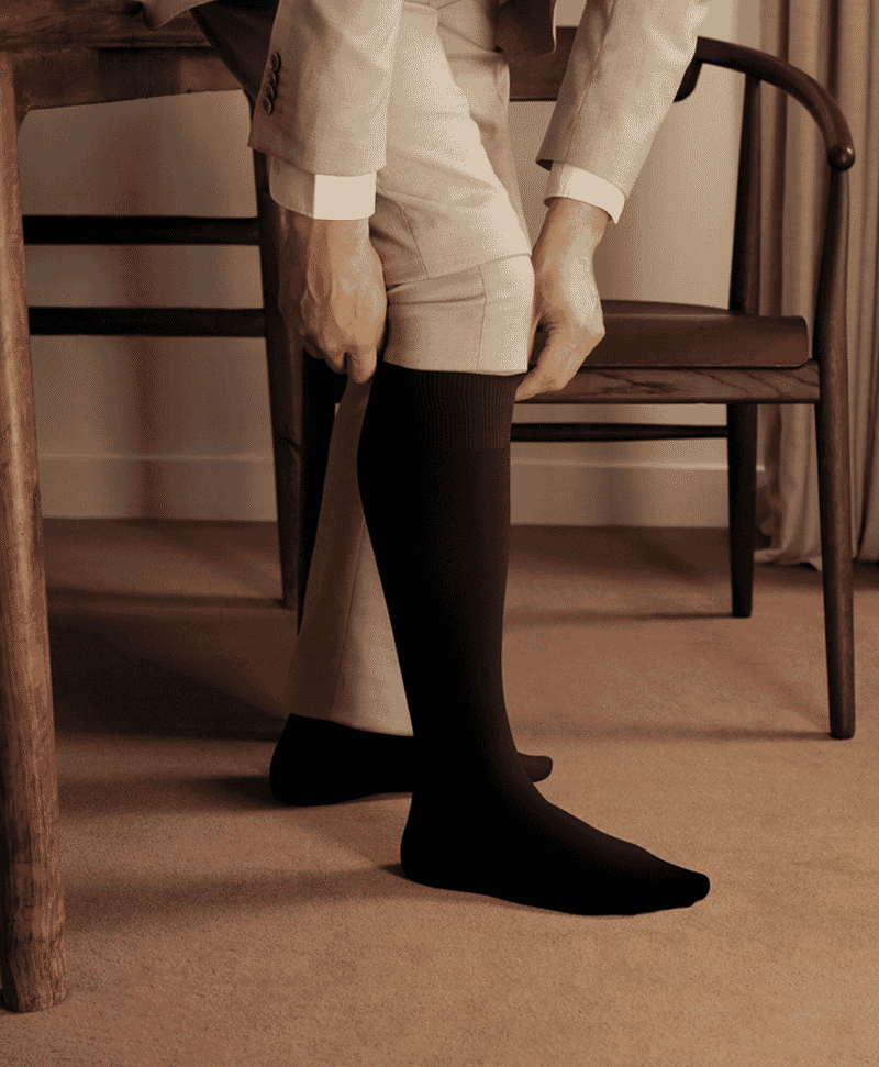 Compression travel socks