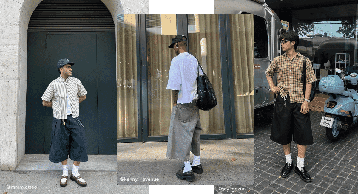 influencers instagram denim jorts
