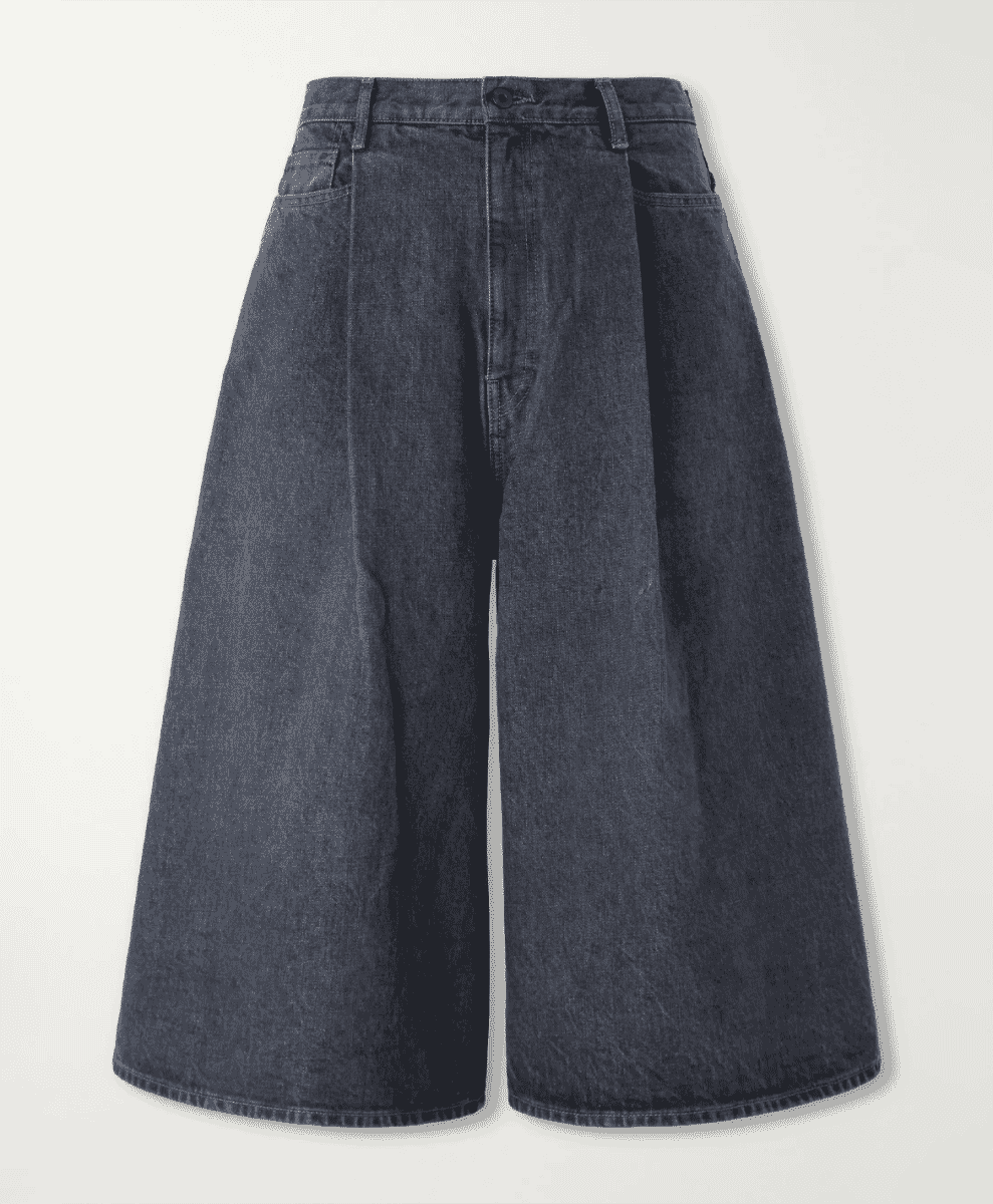 KAPITAL
Wide-Leg Denim Shorts