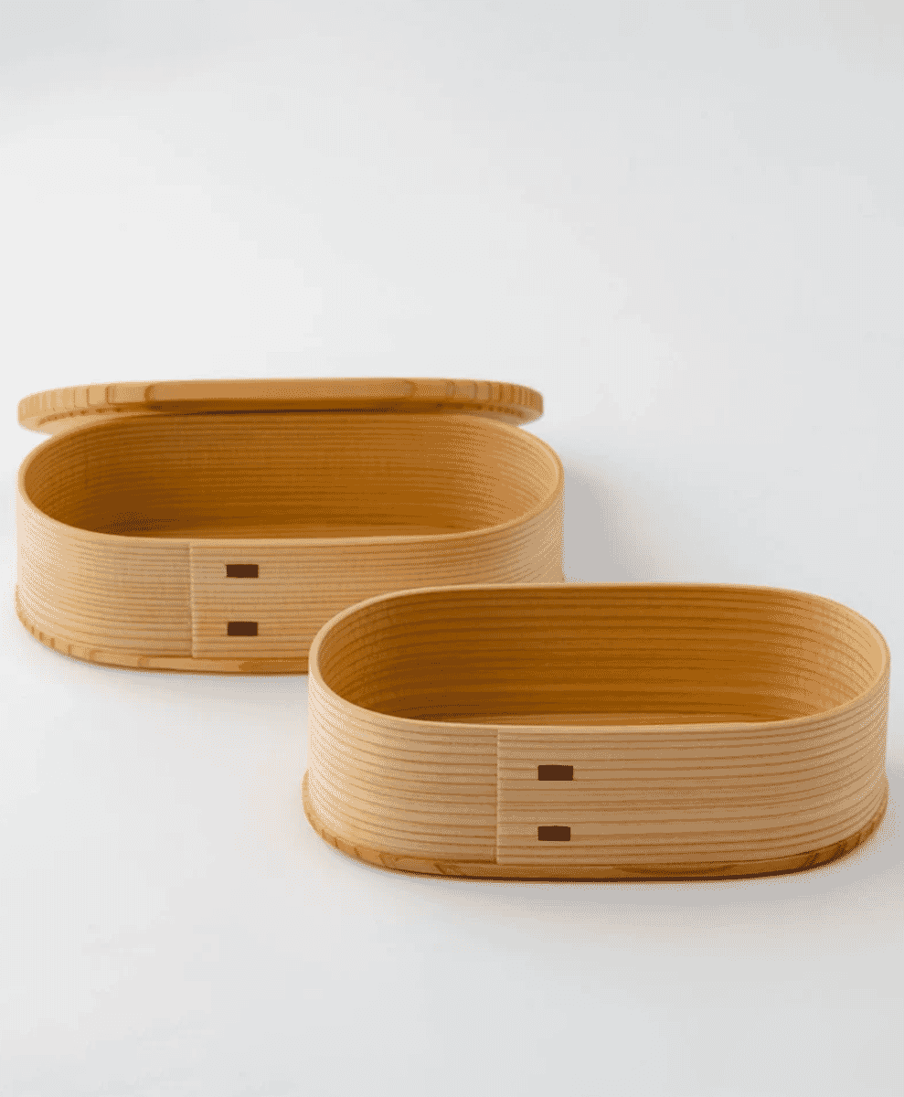 Ryobian Magewappa Yayoi Two-tier Bento Box
