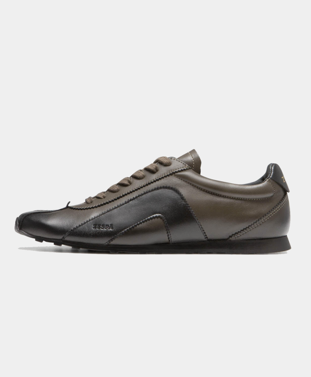 Low-profile leather