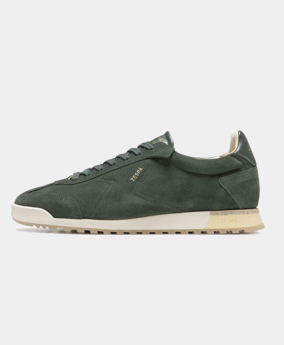 Earthy suede GREEN ZESPA TRAINER