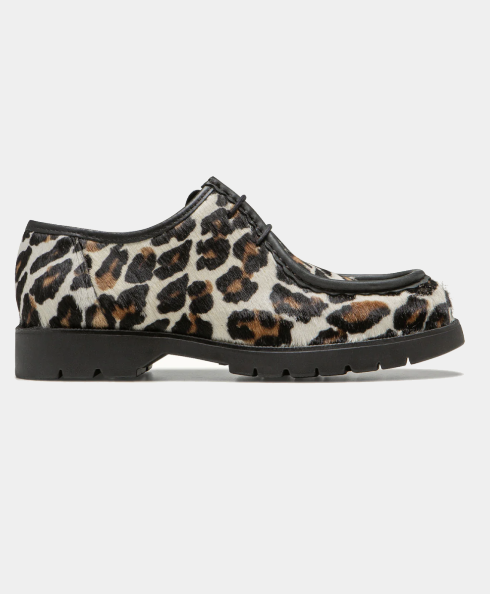 KLEMAN Panther-Print Padror Tyrolean Shoes