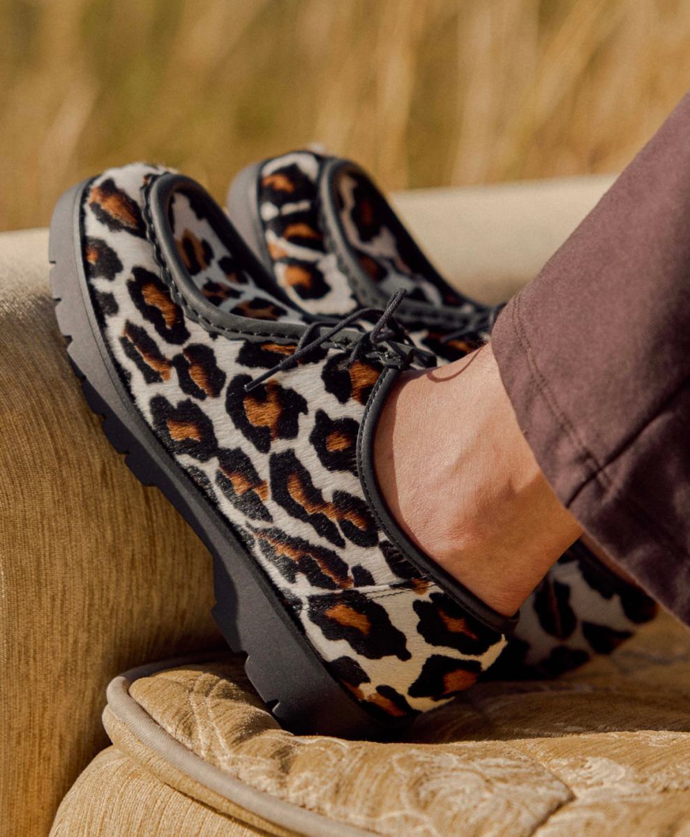 KLEMAN Panther-Print Padror Tyrolean Shoes