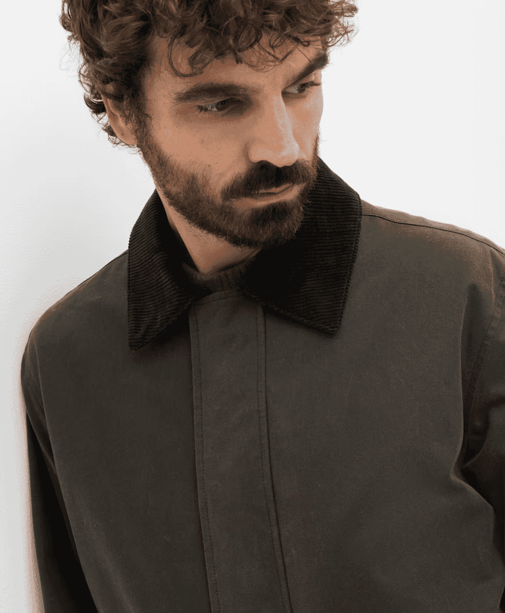 M&S Pure Cotton Wax Jacket