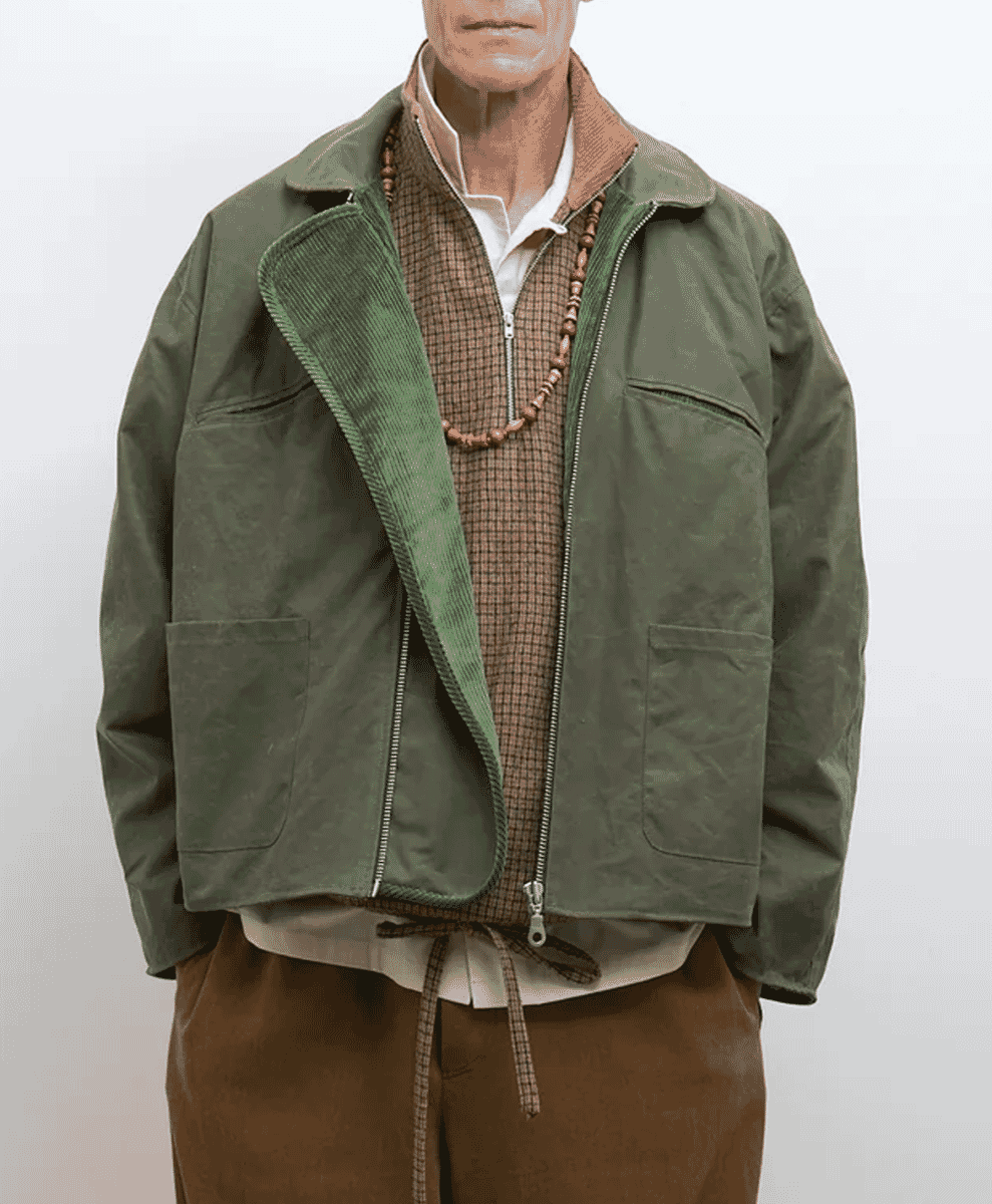 Awaykin British Waxed Cotton Flying Jacket