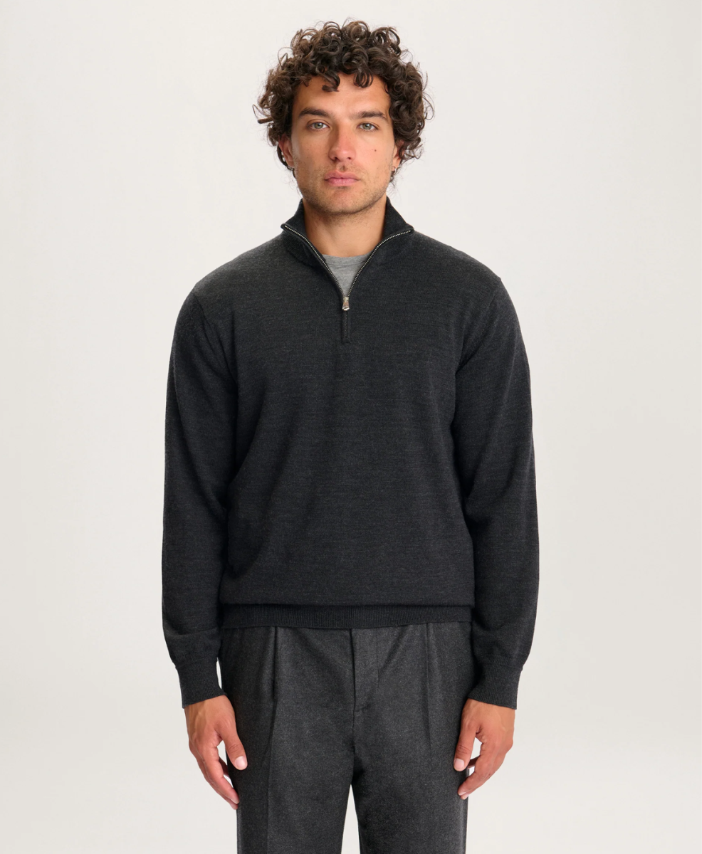 The 24 Merino Half Zip

