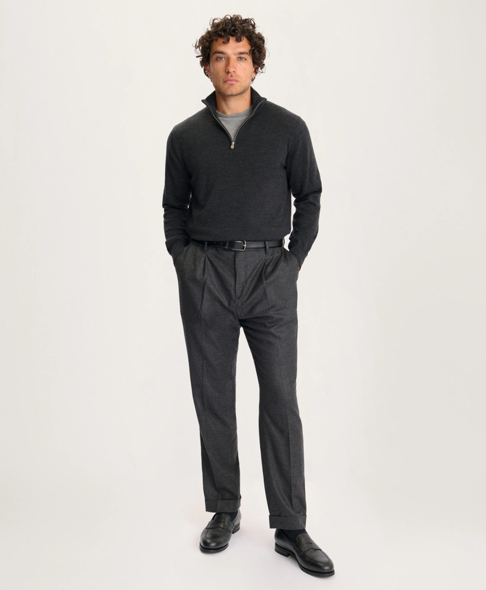 The 24 Merino Half Zip
