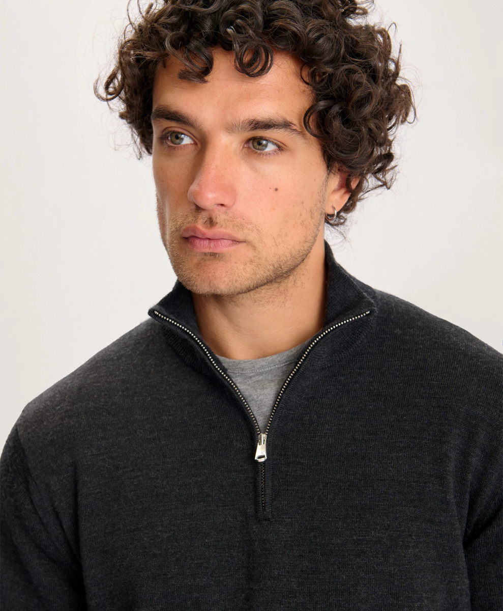 The 24 Merino Half Zip
