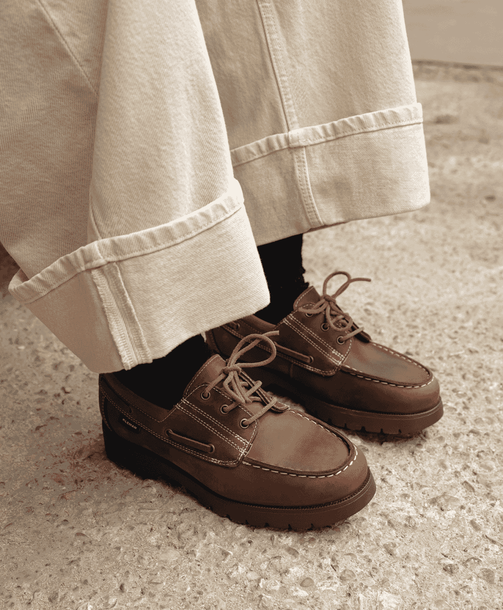 Kleman FW26 Footwear model photoshoot