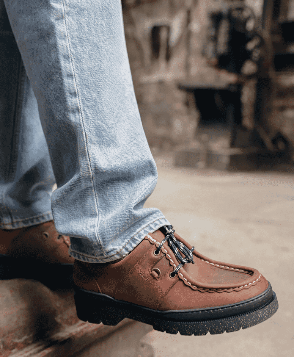 Kleman FW26 Footwear model photoshoot