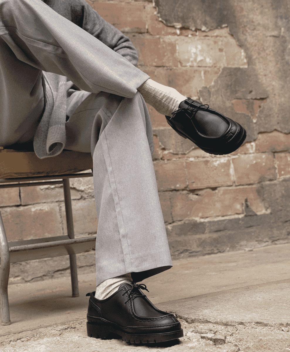 Kleman FW26 Footwear model photoshoot