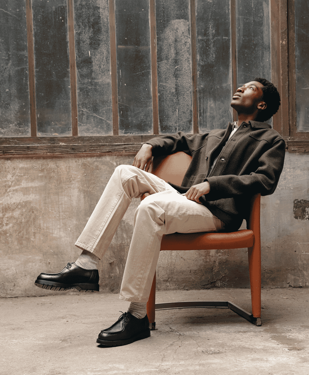 Kleman FW26 Footwear model photoshoot