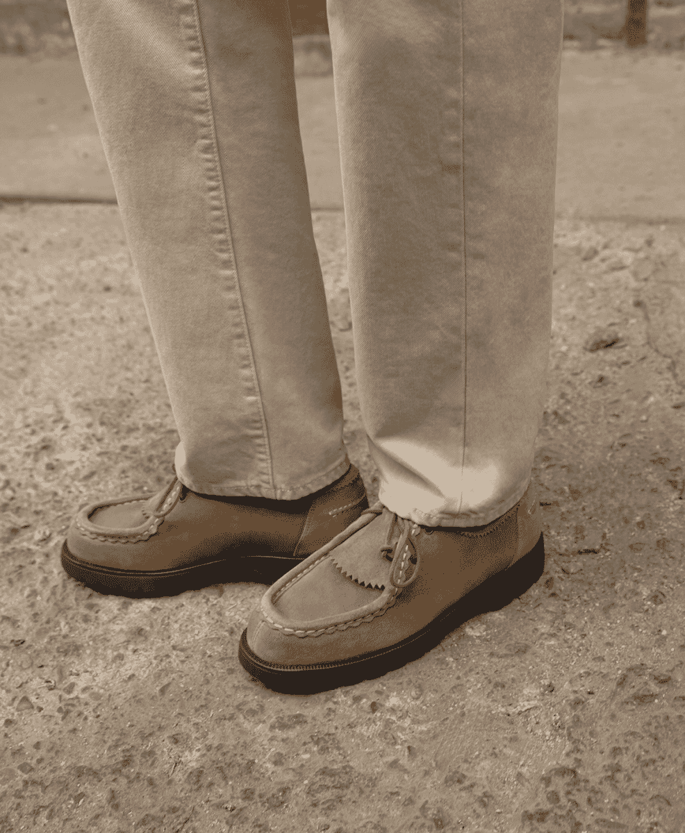 Kleman FW26 Footwear model photoshoot