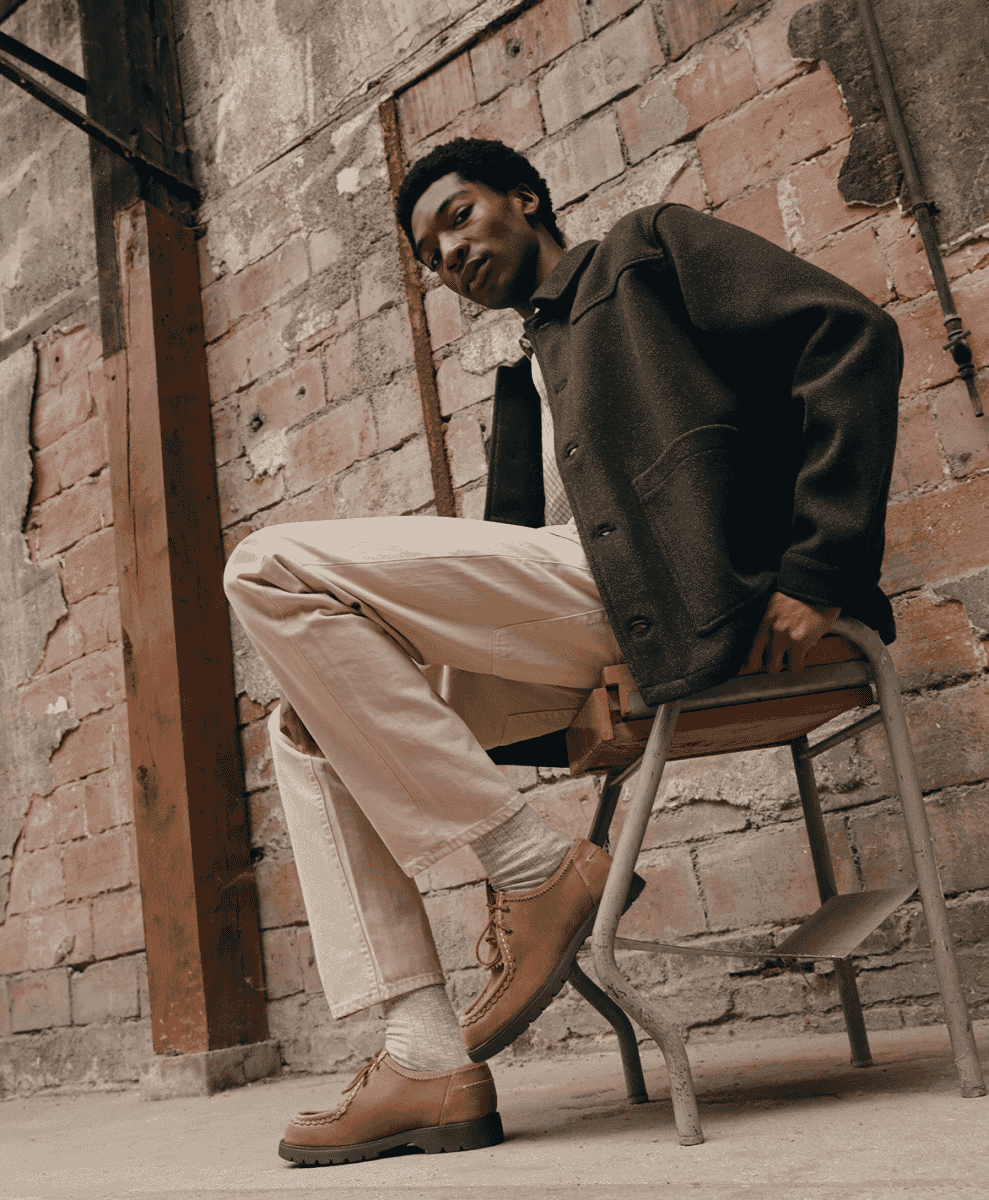 Kleman FW26 Footwear model photoshoot