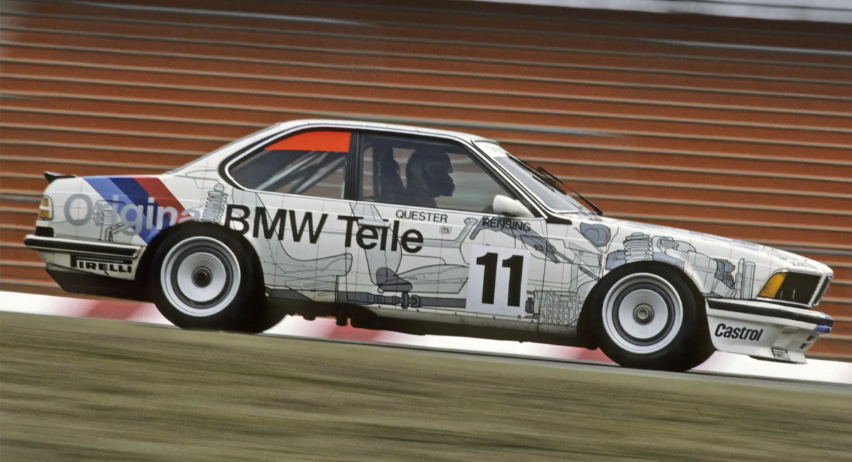 Track Day Artwork: 1986 635CSi Group A by BMW