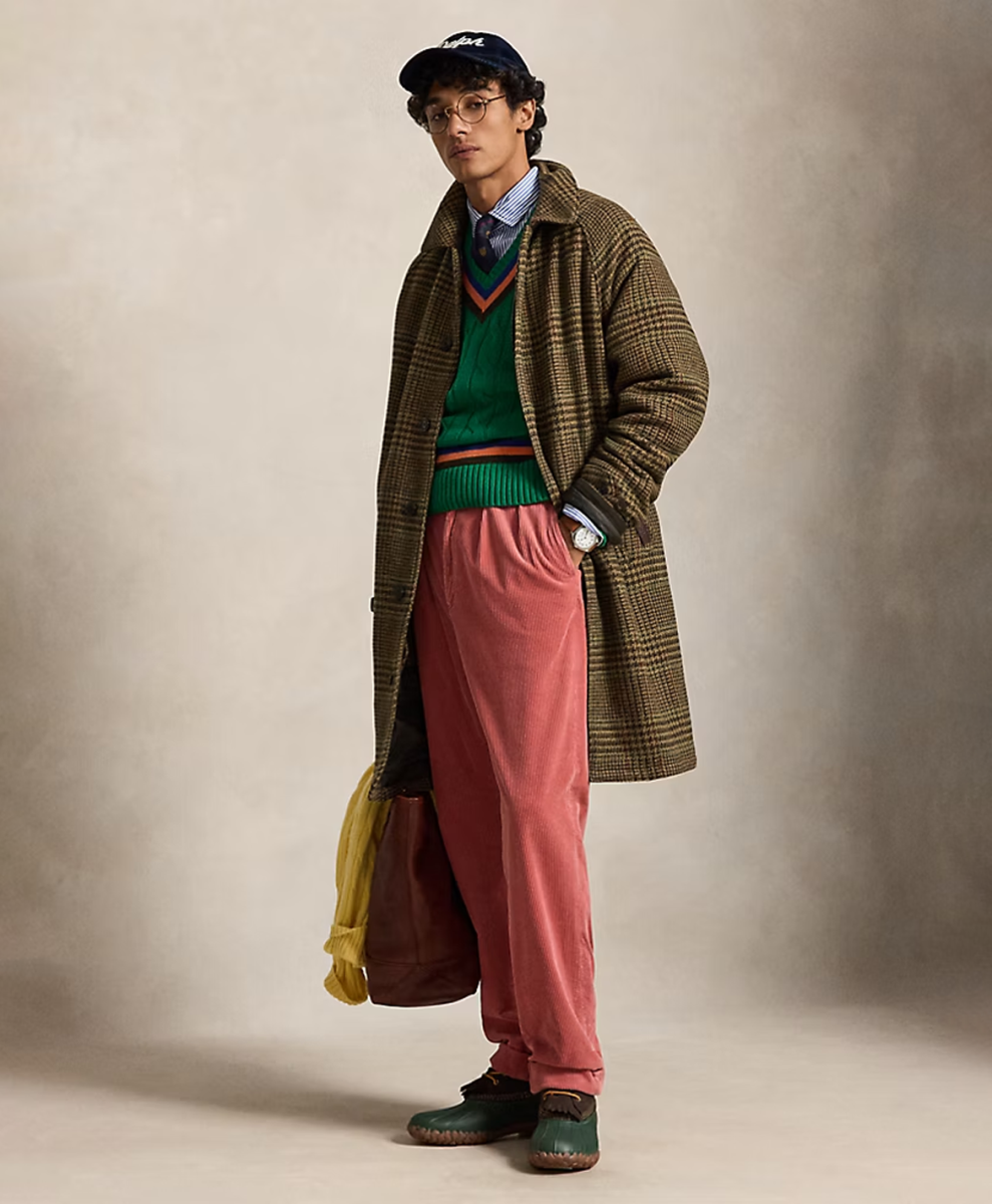 Raglan overcoat