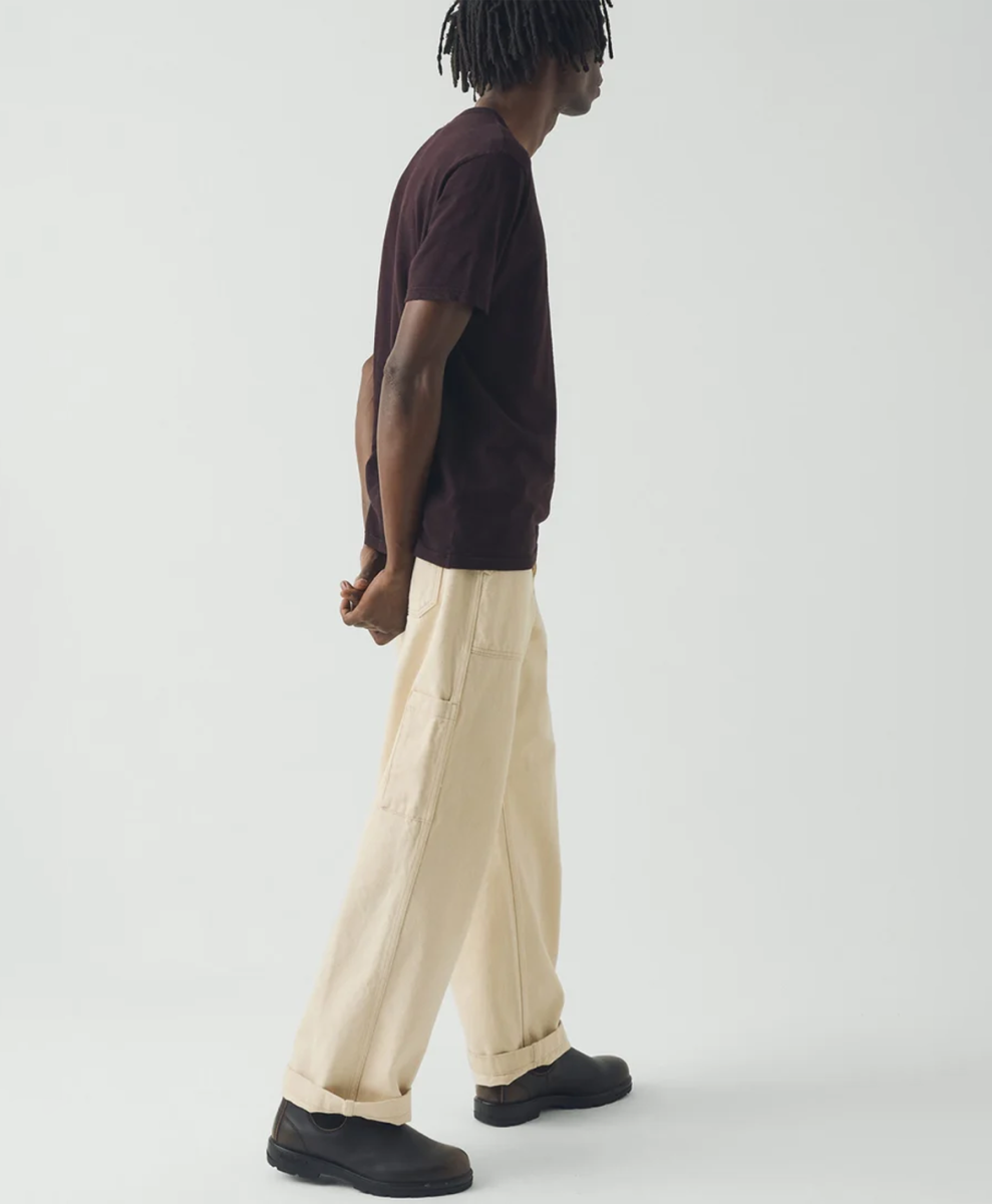 Rory Carpenter Ecru Denim Jeans