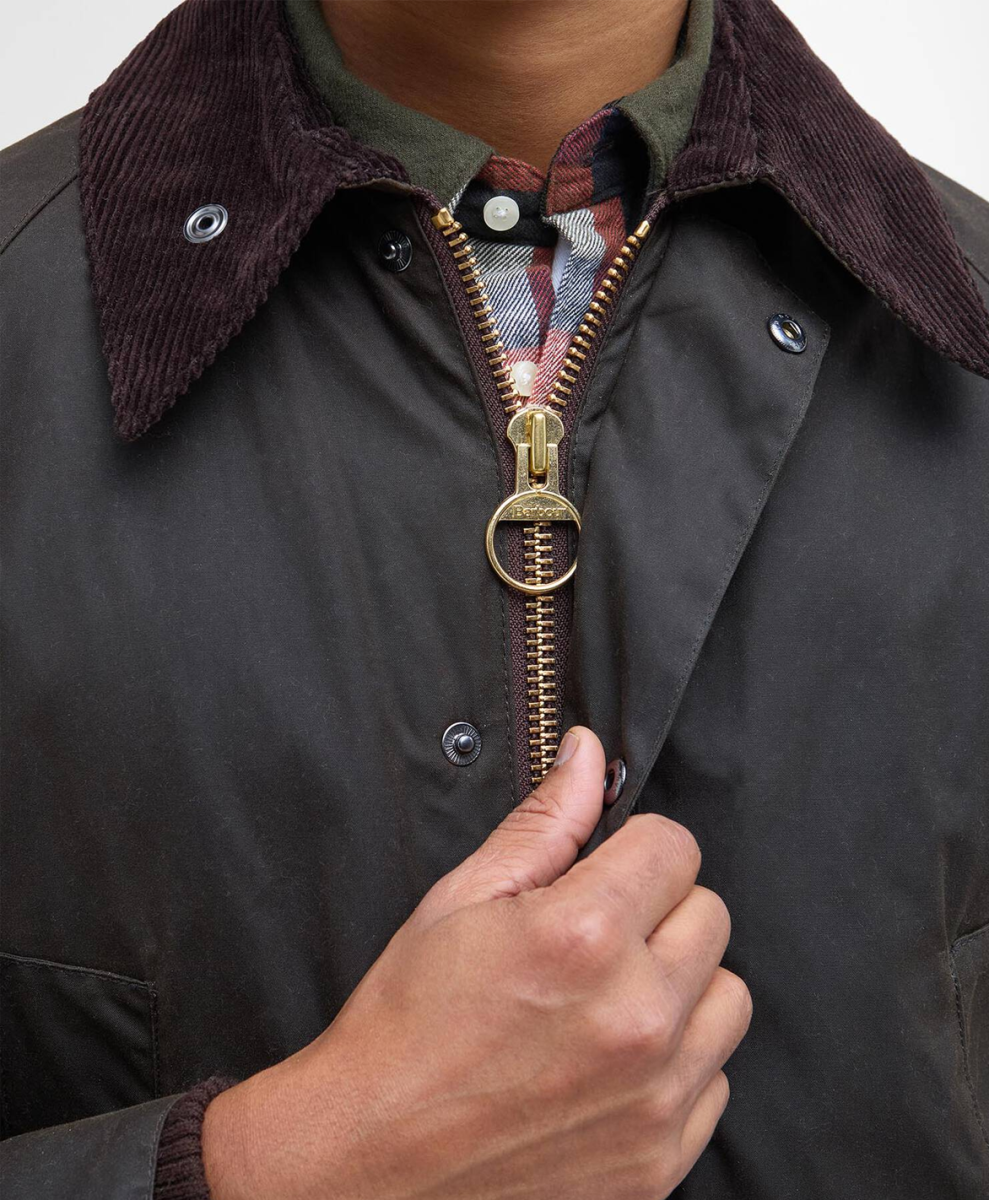 Wax-cotton jacket
