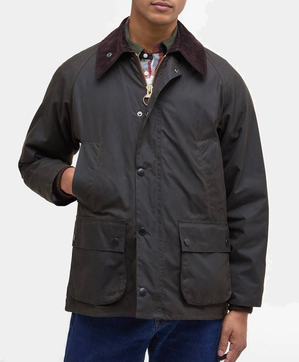 Wax-cotton jacket