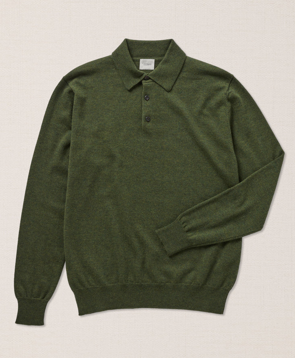 Knitted polo
